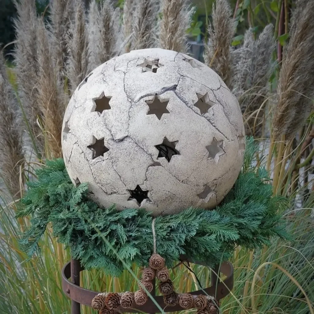 Шары для декора сада 